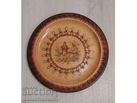 Пано дървено за ценители 28см