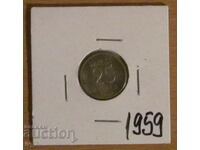 25 ĬORE 1959 godina, SUEDIA - Argint