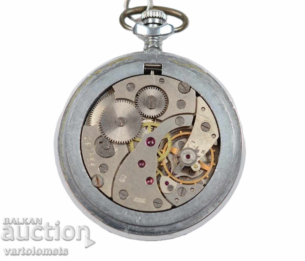 Παράδοση Τσέπης ρολόι MOLNIJA με καπάκι - δεν λειτουργεί