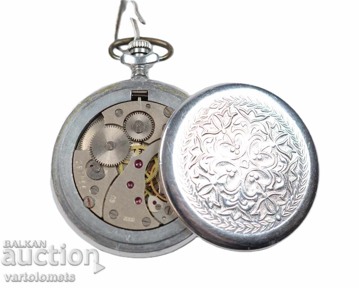 Τσέπης ρολόι MOLNIJA με καπάκι - δεν λειτουργεί - 5