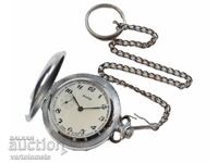 Джобен часовник  МОЛНИЯ MOLNIJA с капаци  -  не работи