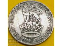 1 Shilling 1929 Marea Britanie Argint