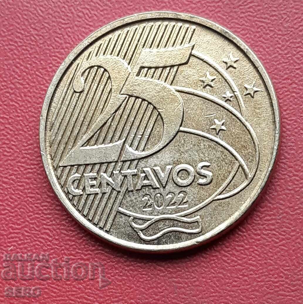 Brazil - 25 Centavos 2022