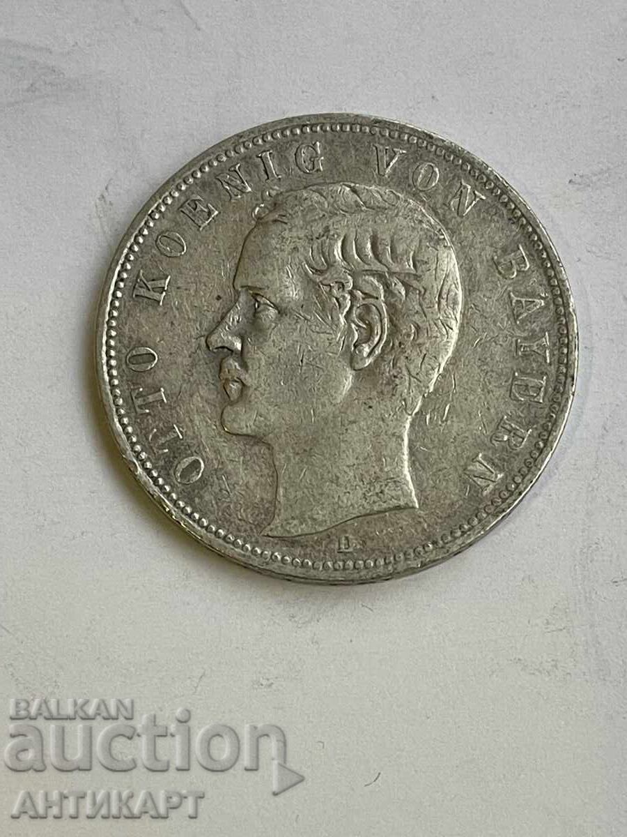 Germany Silver Coin 5 Marks 1903 Otto Bavaria Silver Germany Silver Coin 5 Marks 1903 Otto Bavaria Silver