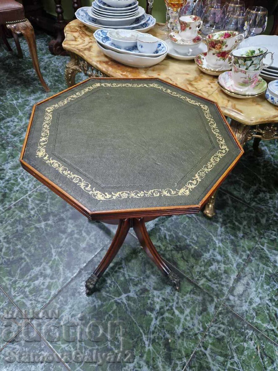 Unique antique English wooden table with price 266.00 BGN | € 136.00