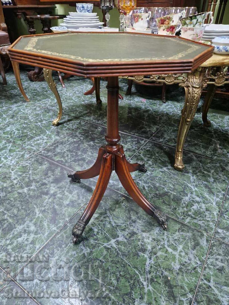 Auction  Unique antique English wooden table
