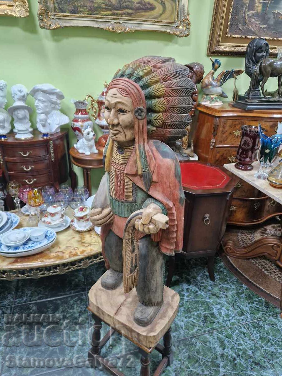 Доставка на Страхотна голяма антикварна дървена фигура статуетка Доставка на Страхотна голяма антикварна дървена фигура статуетка