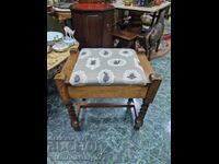 Minunată taburetă antică englezească pentru pian