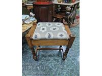 Υπέροχο αντίκα αγγλικό σκαμπό καρέκλα πιάνου