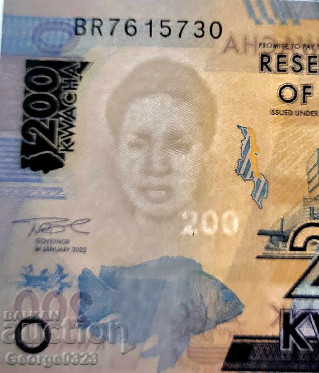 Auction Malawi 4 piece set 20 50 100 200 Kwacha UNC New Auction Malawi 4 piece set 20 50 100 200 Kwacha UNC New