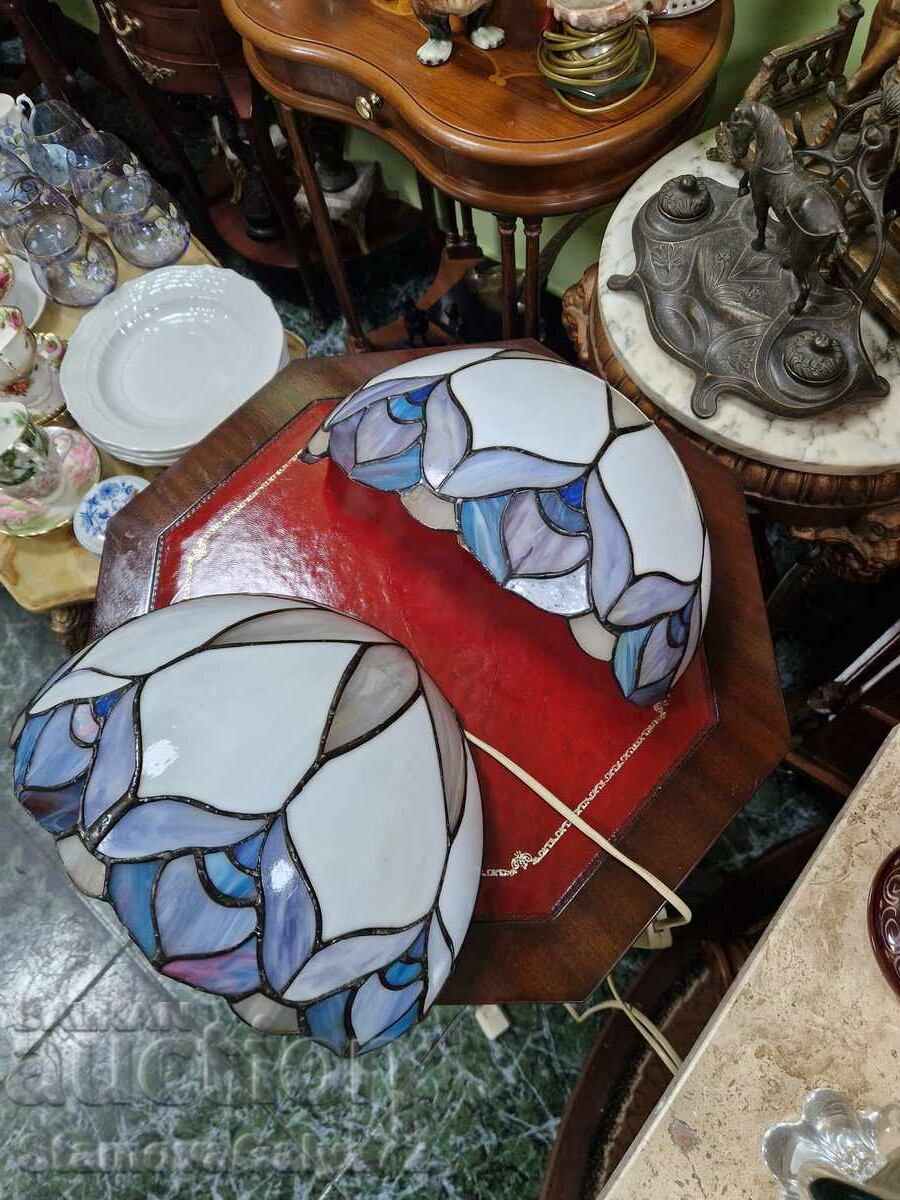 Чифт страхотни антикварни аплици Тифани - 5