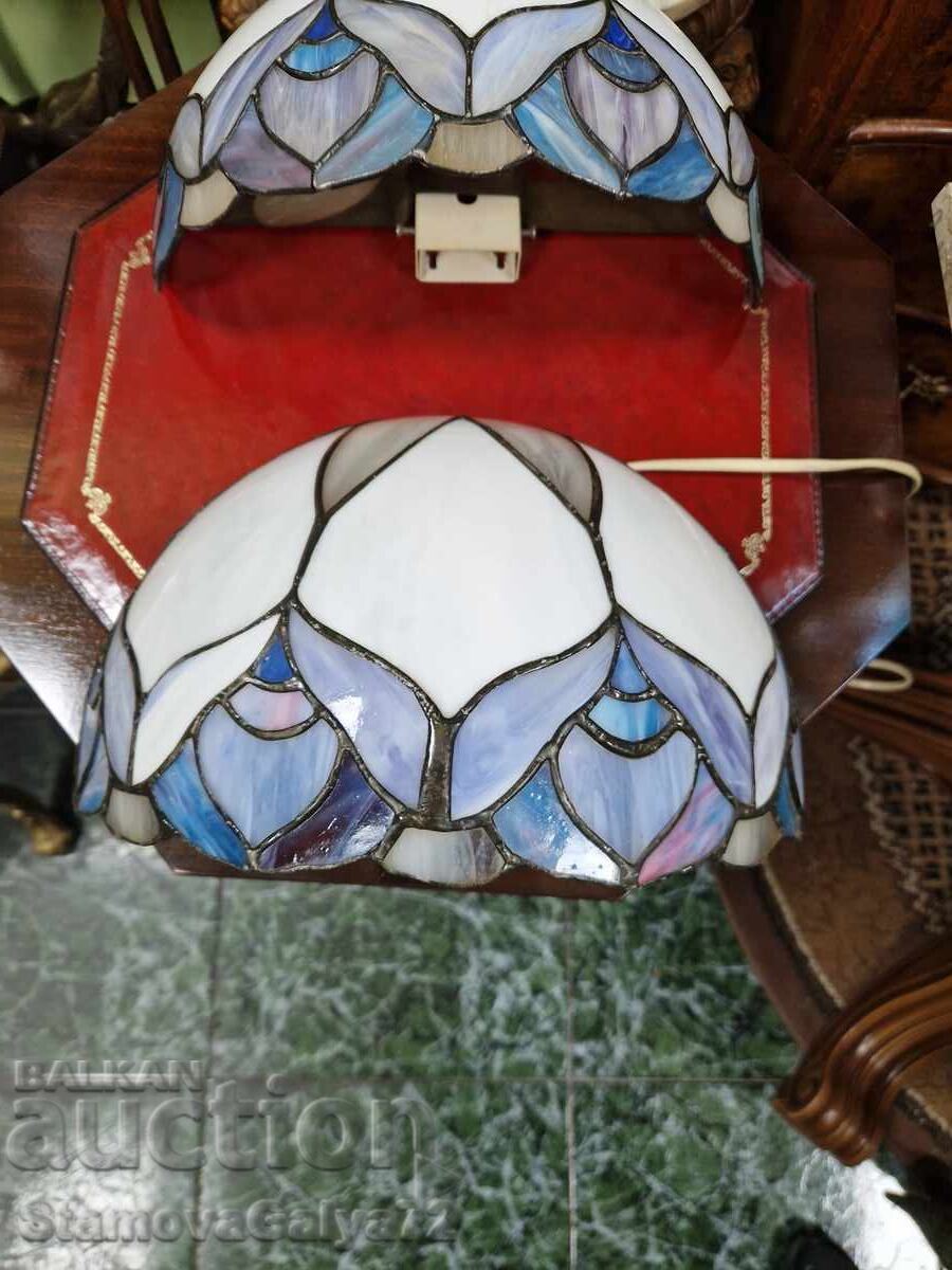 Чифт страхотни антикварни аплици Тифани - 6