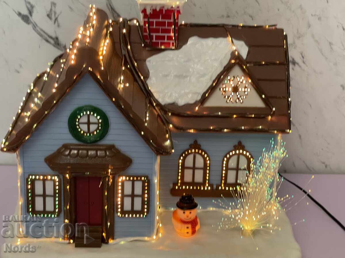 Light-up Christmas House with price 5.60 BGN | € 2.86 Light-up Christmas House with price 5.60 BGN | € 2.86