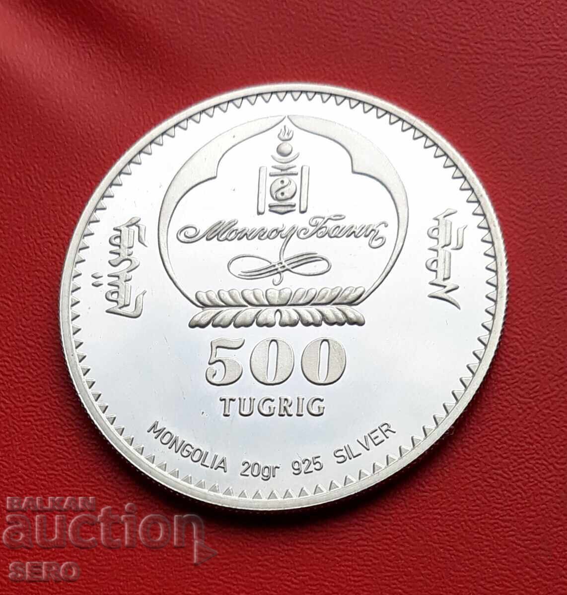 Mongolia-500 tugrik 2002