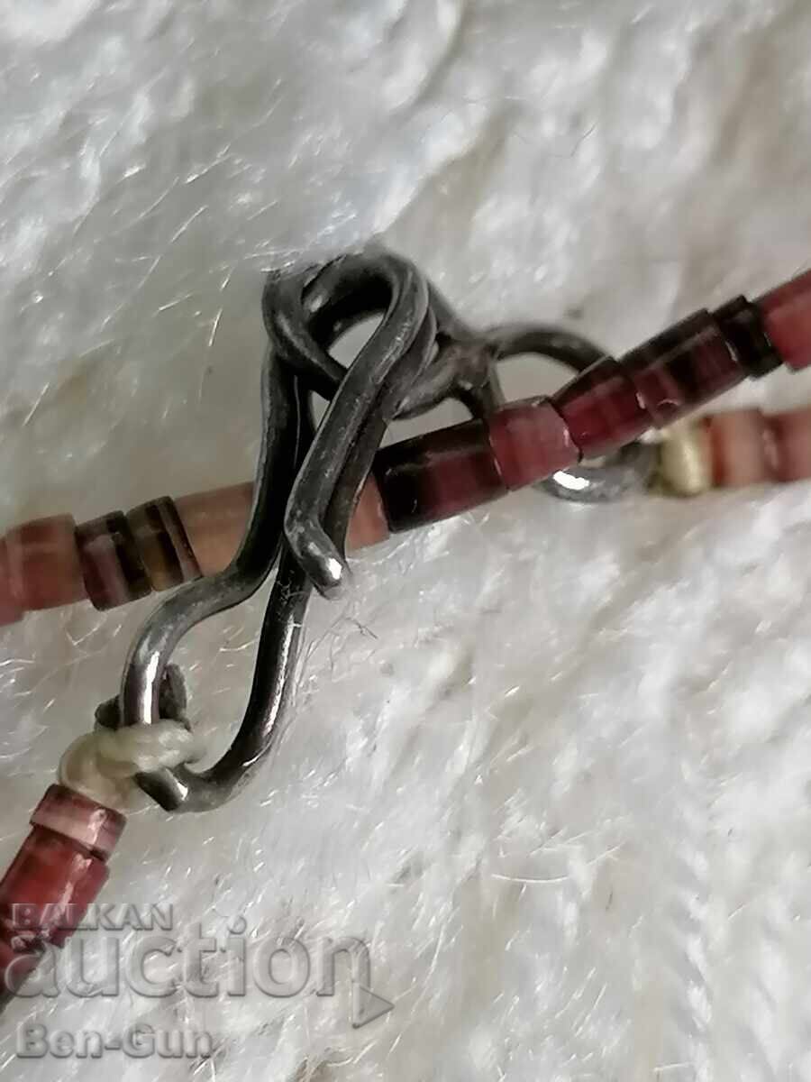 Mother-of-pearl necklace, semi-precious stones, etc - 6