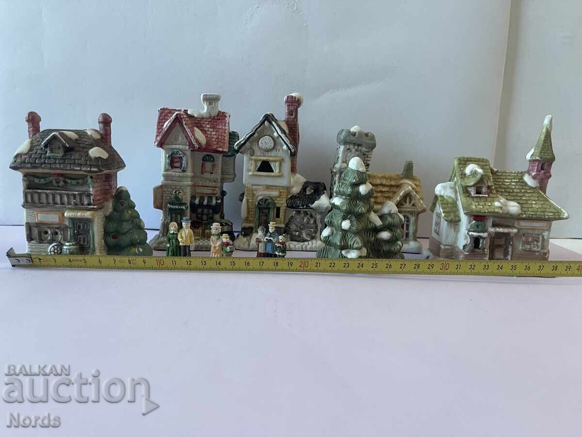 Orășel de Crăciun din porțelan - 5 Orășel de Crăciun din porțelan - 5