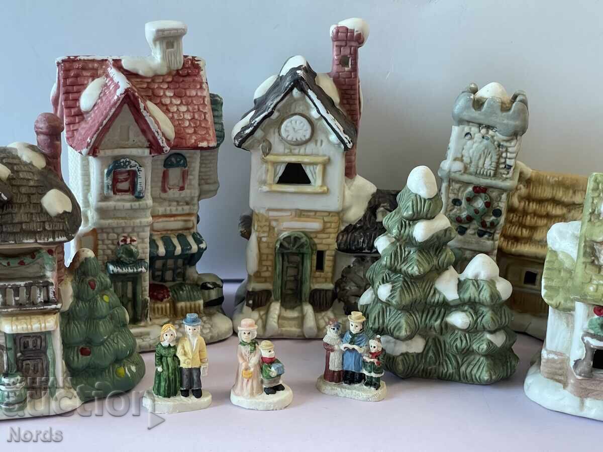 Orășel de Crăciun din porțelan - 6 Orășel de Crăciun din porțelan - 6