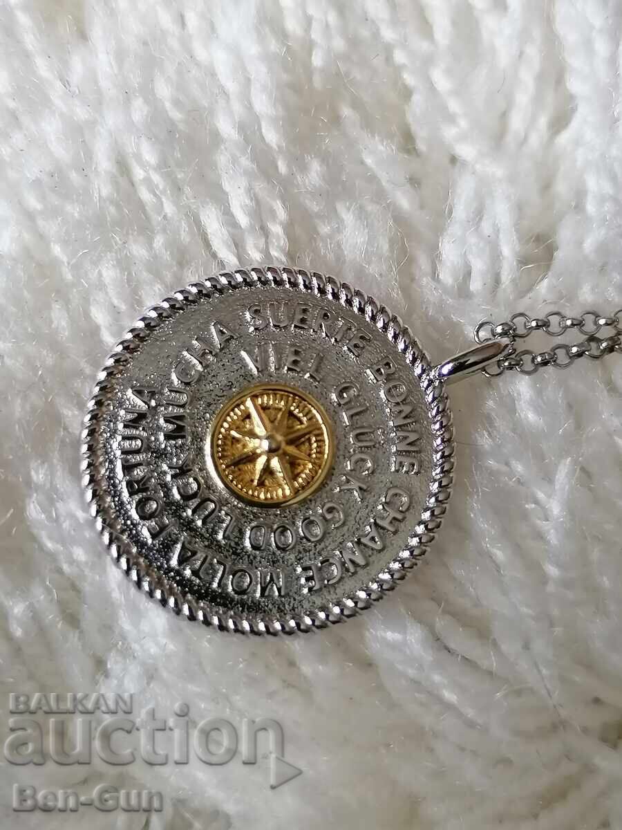 Silver necklace with price 80.00 BGN | € 40.90