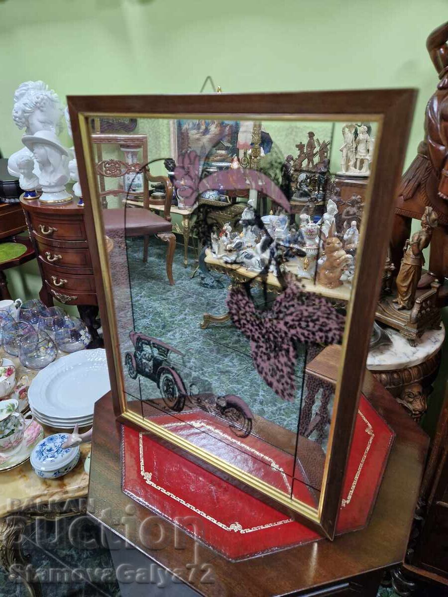 A great antique advertising mirror with price 99.00 BGN | € 50.62