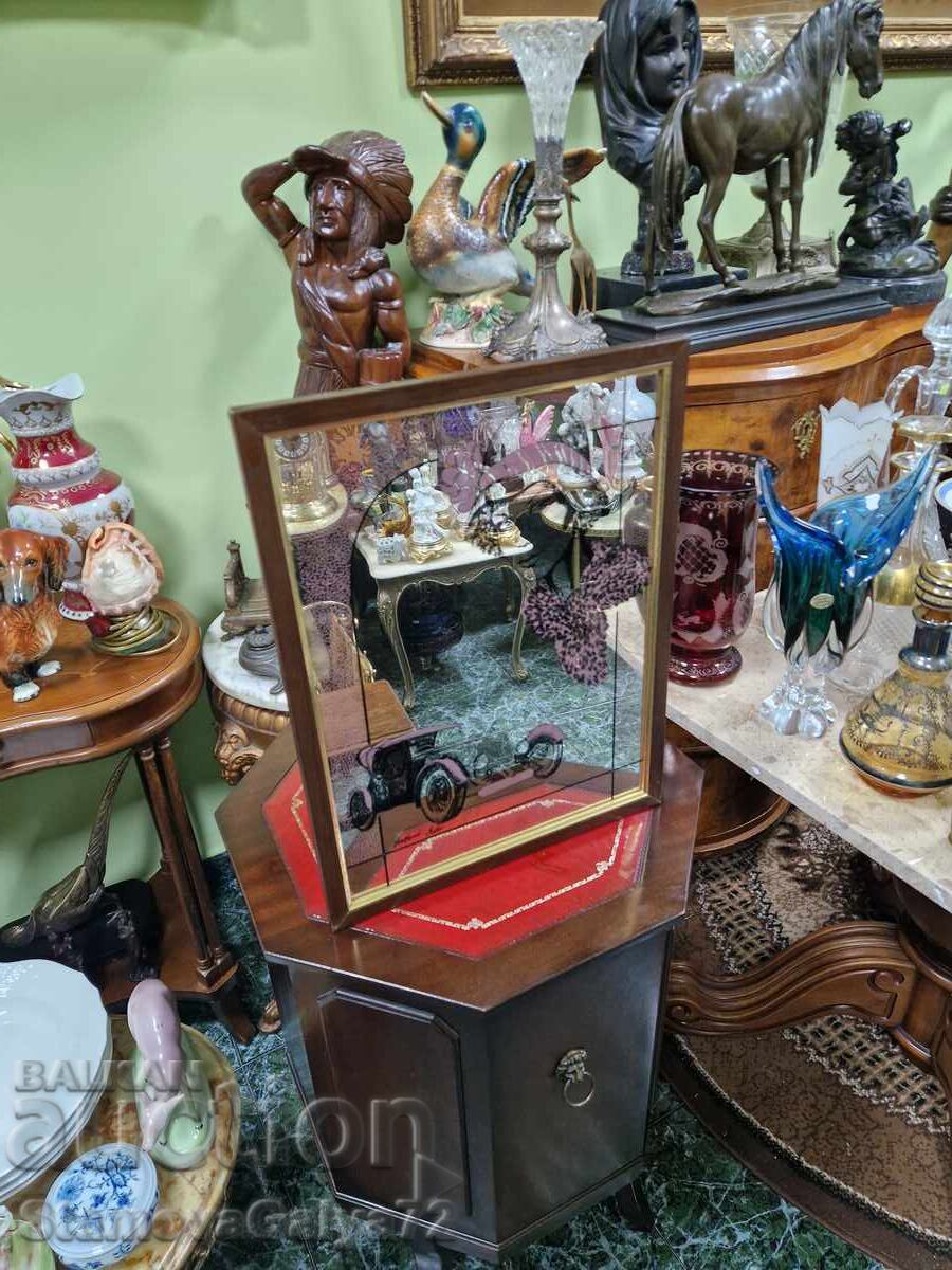 A great antique advertising mirror - 7