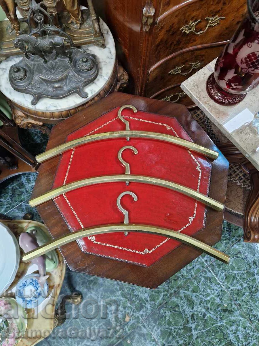 Wonderful antique English bronze coat hangers - 5 Wonderful antique English bronze coat hangers - 5