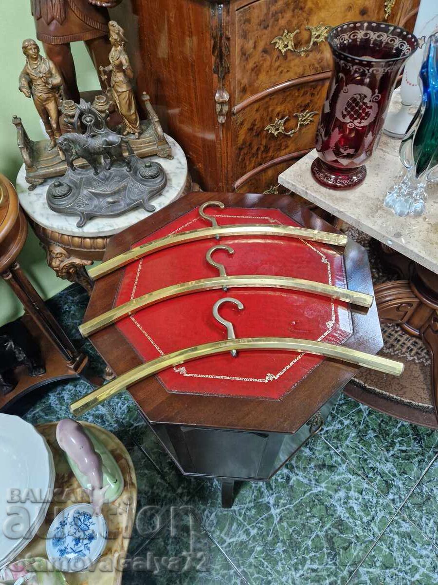 Wonderful antique English bronze coat hangers Wonderful antique English bronze coat hangers