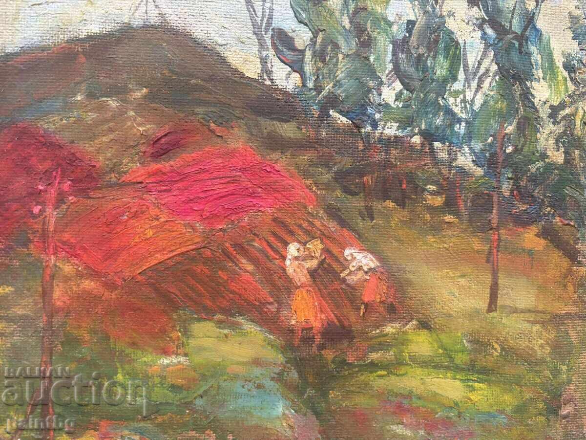 Kiril Milanov beautiful painting, oil with price 101.00 BGN | € 51.64