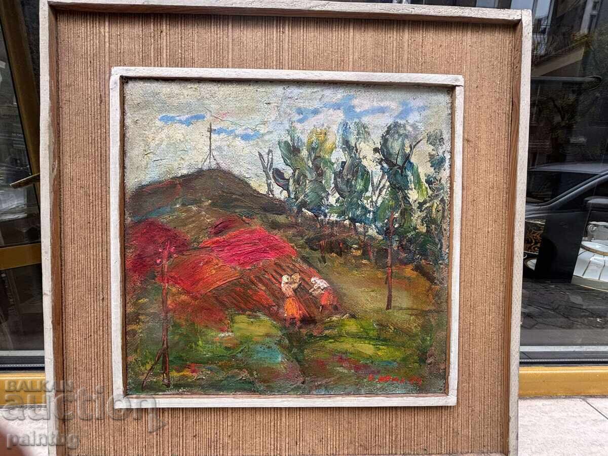 Kiril Milanov beautiful painting, oil