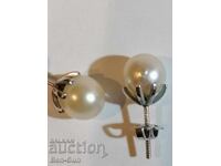 Cercei de argint cu perle naturale