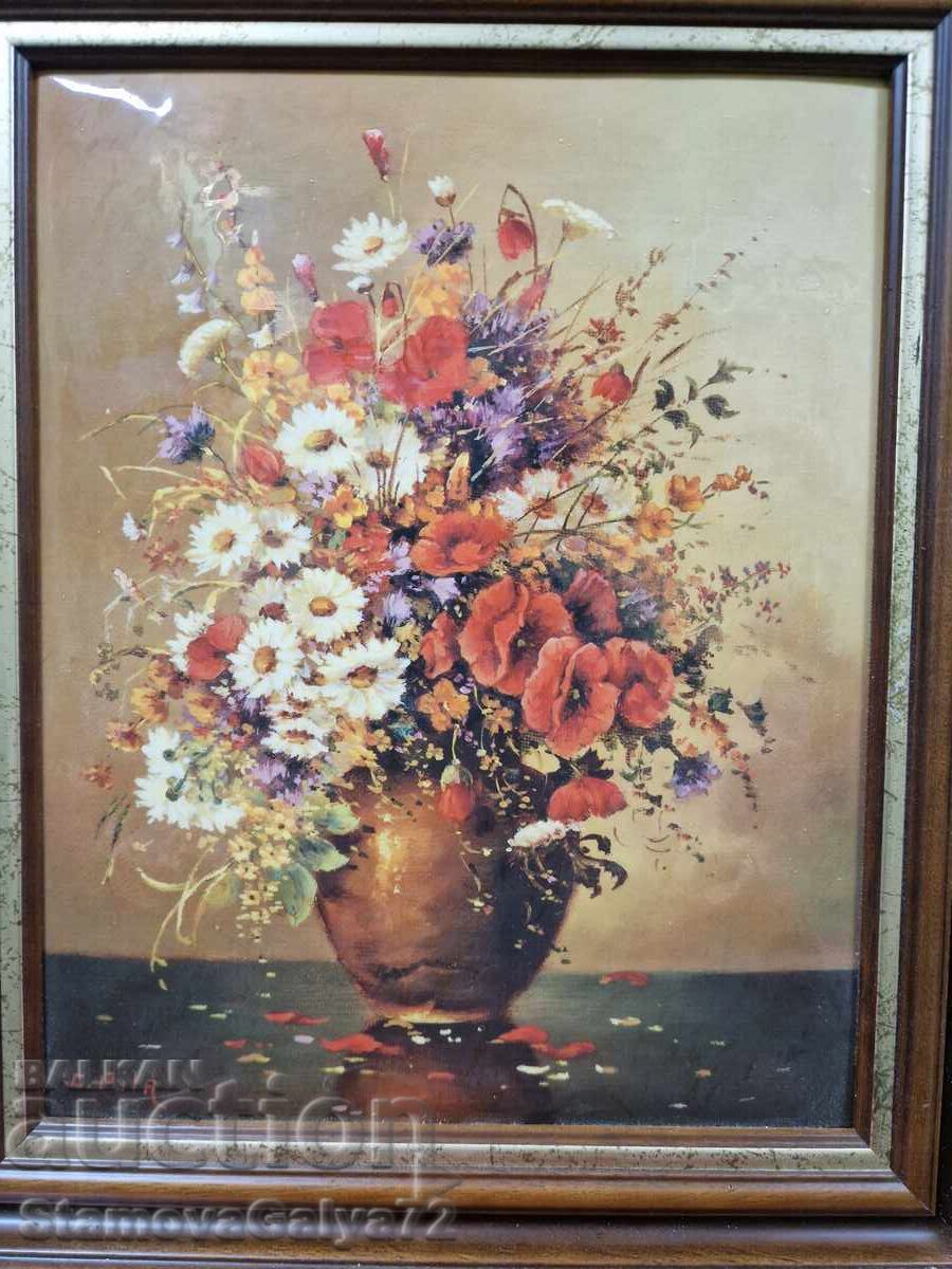 Παράδοση Μοναδική αντίκα ζωγραφιά από σμάλτο, έργο καλλιτέχνη