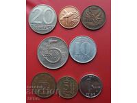 Mixed lot of 8 coins