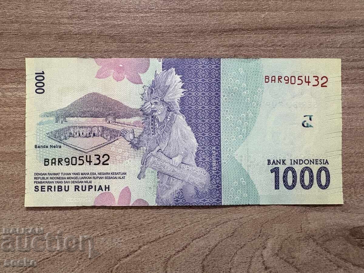 Индонезия - 1000 рупии (2016) UNC с цена 0.90 лв. | € 0.46