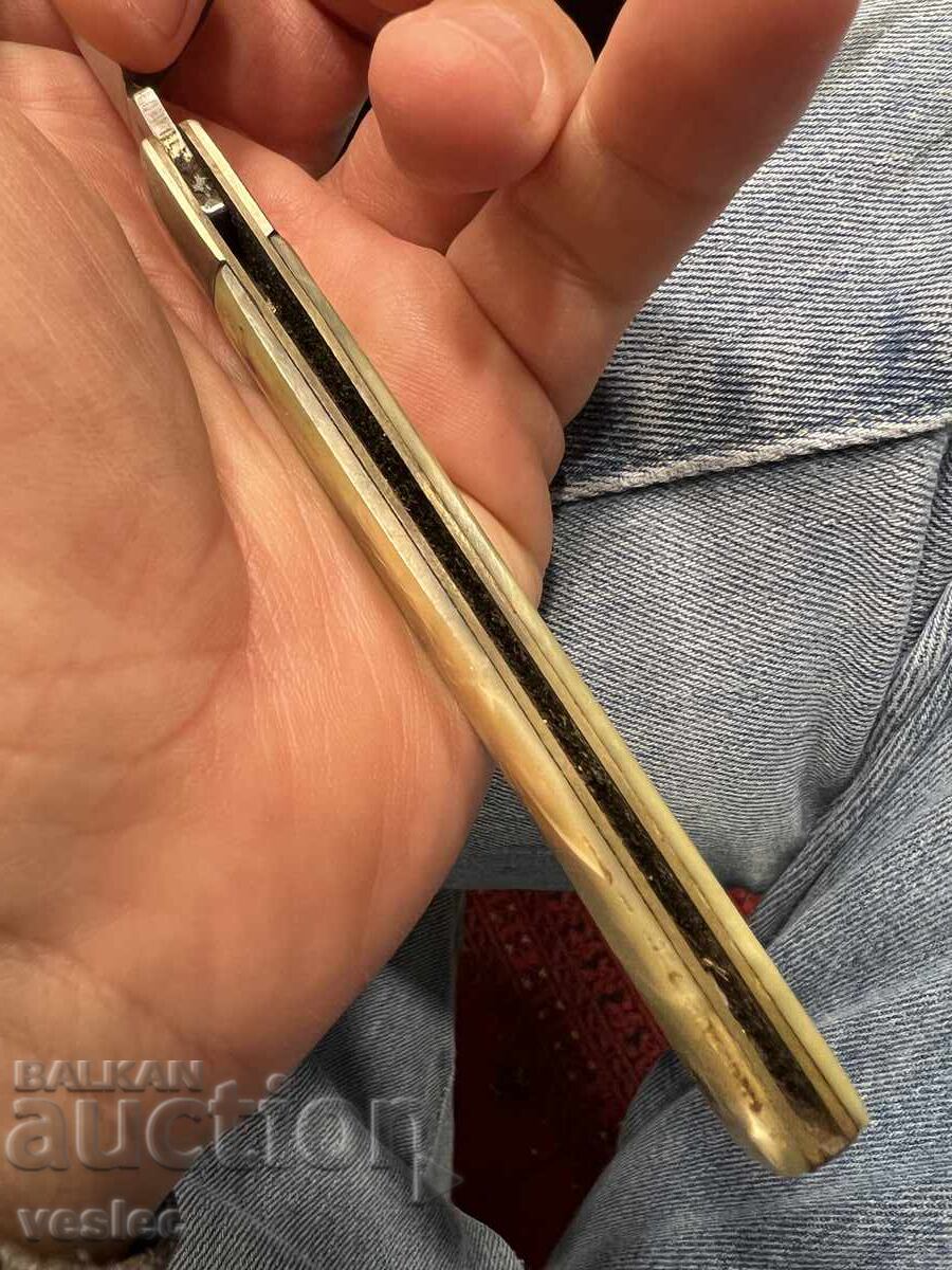 Bulgarian Old Pocket Knife Knife Bukovets Mother of Pearl Excellent 20cm - 7