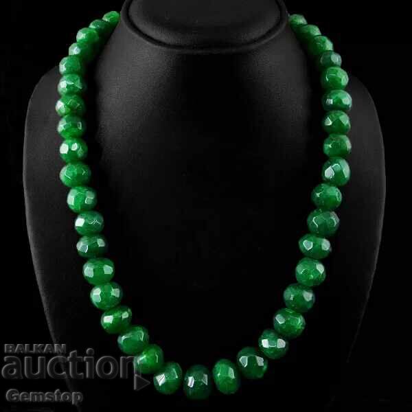 БЗЦ! 495 к-тa едноредово колие от емералд от 1ст! БЗЦ! 495 к-тa едноредово колие от емералд от 1ст!