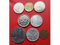 Mixed lot of 8 coins