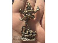 ΒΖΤ! 47 γραμμάρια στυλιζαρισμένο μπρούτζινο ειδώλιο Νεπάλ Βούδα από 1 st!