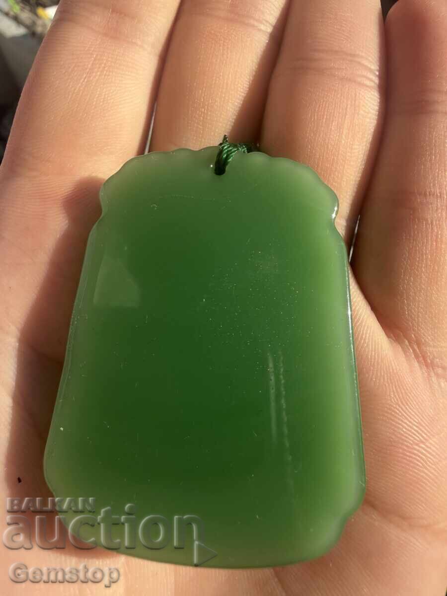 ΒΖΤ! 250κ-τ φυσικό μενταγιόν φυλαχτό νεφρίτη δράκος από 1στ! - 6 ΒΖΤ! 250κ-τ φυσικό μενταγιόν φυλαχτό νεφρίτη δράκος από 1στ! - 6