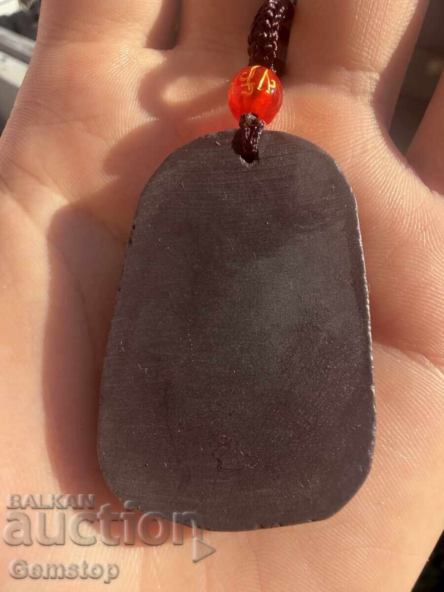 ΒΖΤ! 160κ-τa φυσικό μενταγιόν φυλαχτό νεφρίτη δράκος από 1στ! - 6 ΒΖΤ! 160κ-τa φυσικό μενταγιόν φυλαχτό νεφρίτη δράκος από 1στ! - 6