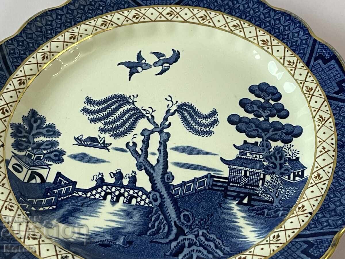 Auction Vintage English plate with markings Auction Vintage English plate with markings