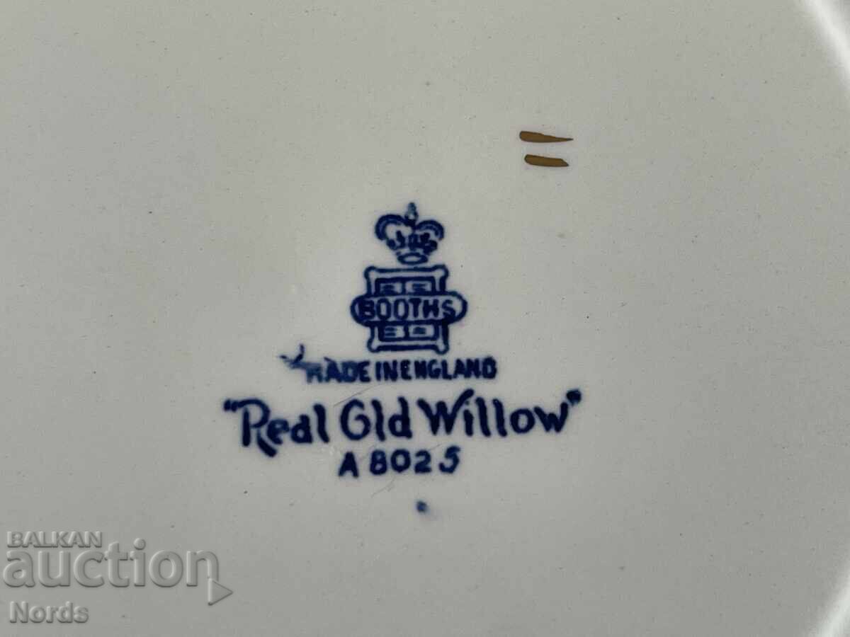 Vintage English plate with markings - 5 Vintage English plate with markings - 5