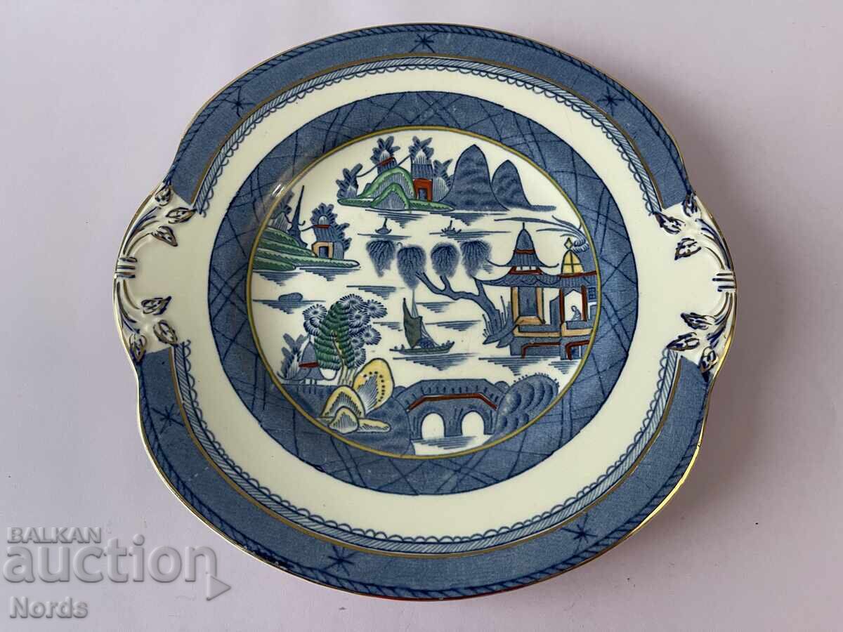 Винтидж английска чиния с маркировка Винтидж английска чиния с маркировка