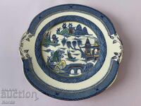 Αγγλική vintage πιατέλα με σήμανση