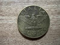 Италия - 5 чентезими (1939) - бронз