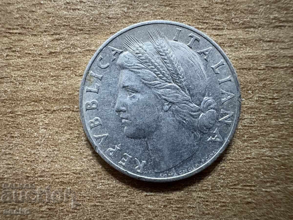 Ιταλία - 1 λίρα (1948) με τιμή 2.70 BGN | € 1.38