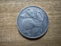 Italy - 1 Lira (1948)