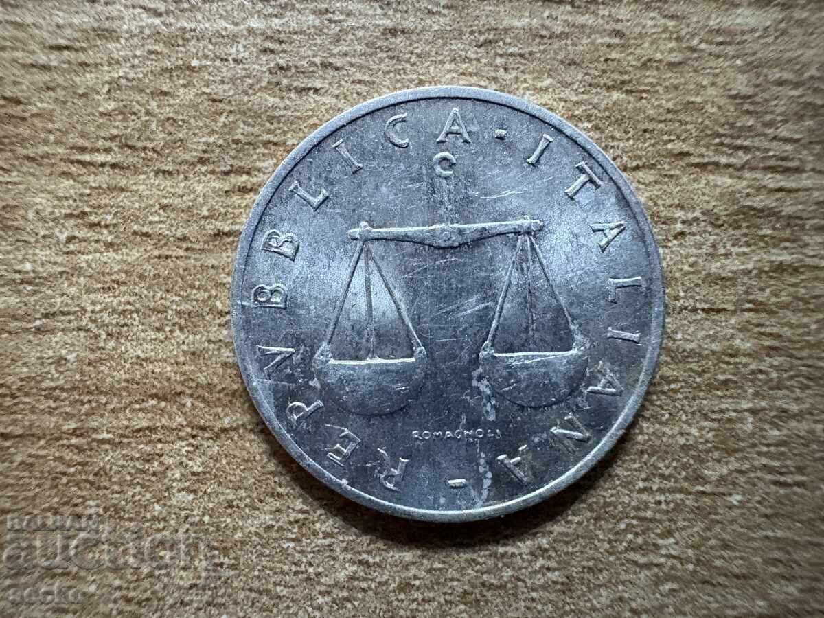Italia - 1 liră (1957) cu preț 0.75 BGN | € 0.38 Italia - 1 liră (1957) cu preț 0.75 BGN | € 0.38
