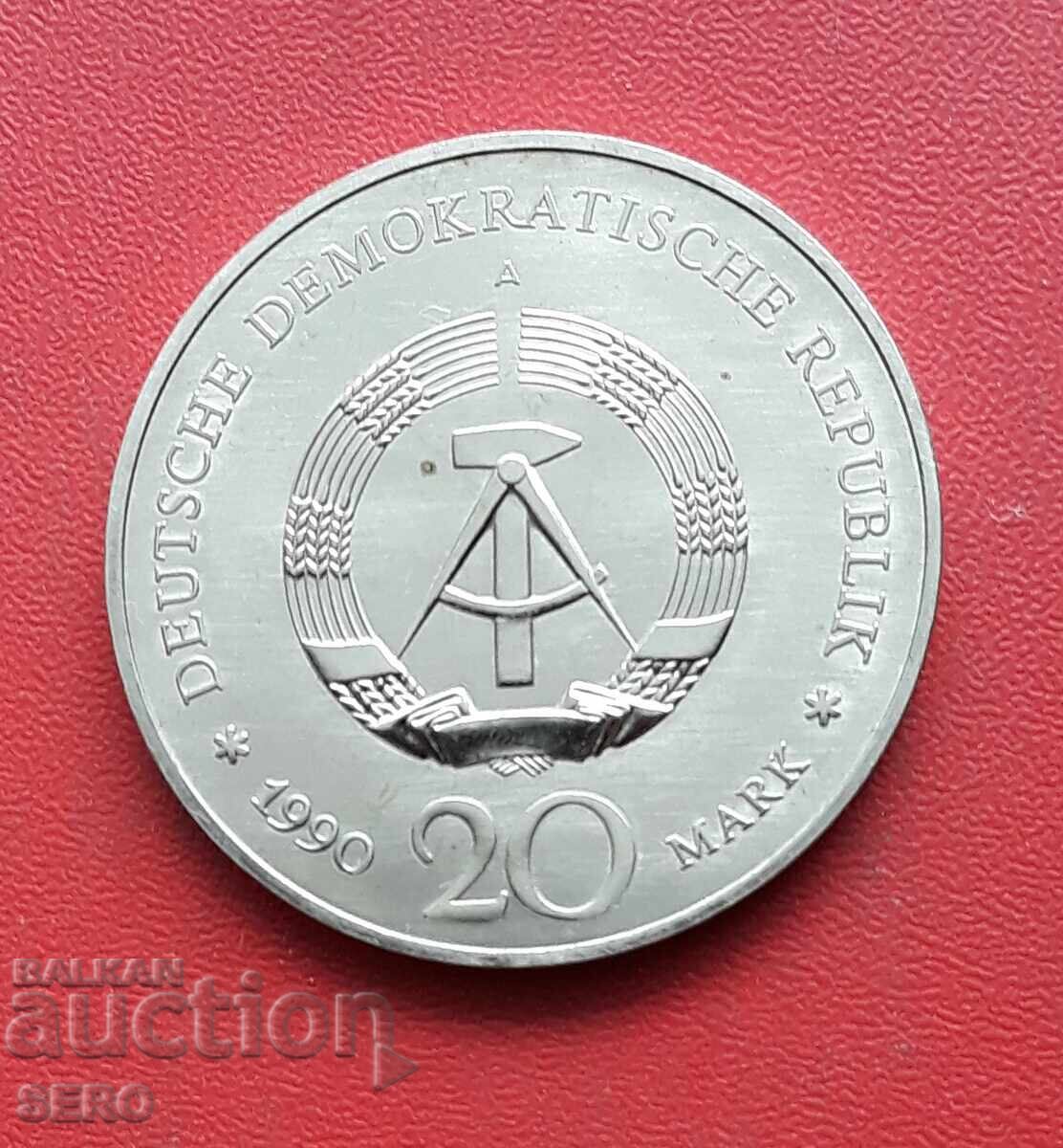 Germany-GDR-20 stamps 1990-Brandenburg Gate Germany-GDR-20 stamps 1990-Brandenburg Gate