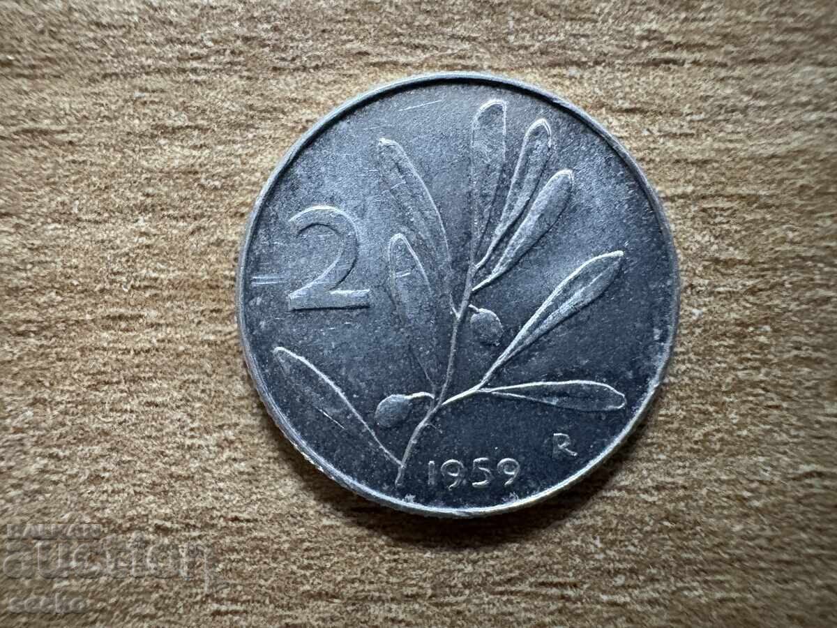 Italia - 2 lire (1959) Italia - 2 lire (1959)