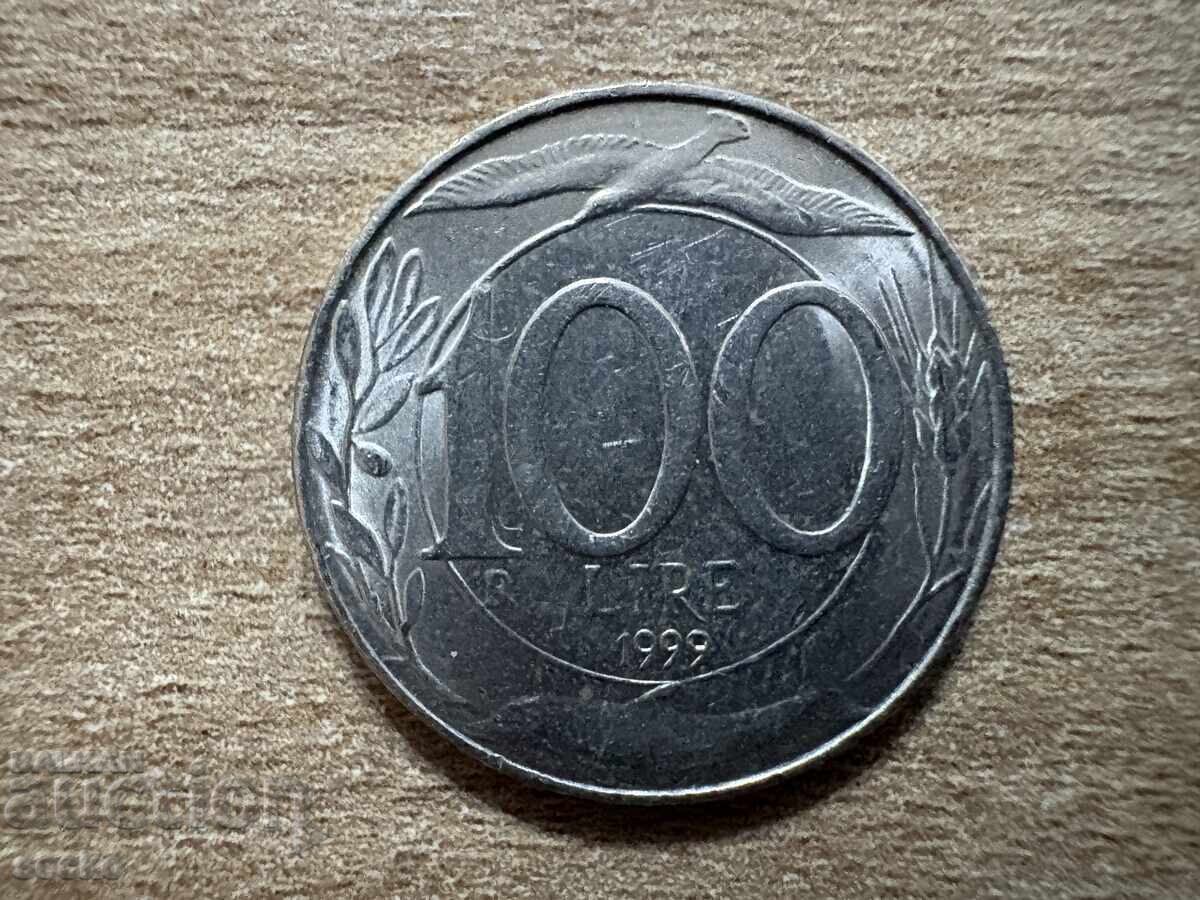 Италия - 100 лири (1999) Италия - 100 лири (1999)