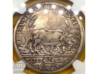 Teston 1690 Vatican NGC VF25 - foarte frumos Alexandru VII